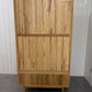 Solid Oak & Rattan Double Wardrobe RRP £1199 (No Veneer, MDF or Chipboard Used)