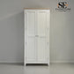 Oak Top & Solid Wood Frames 2 Door Hallway Cupboard, Chester Classic Cream Range RRP £999