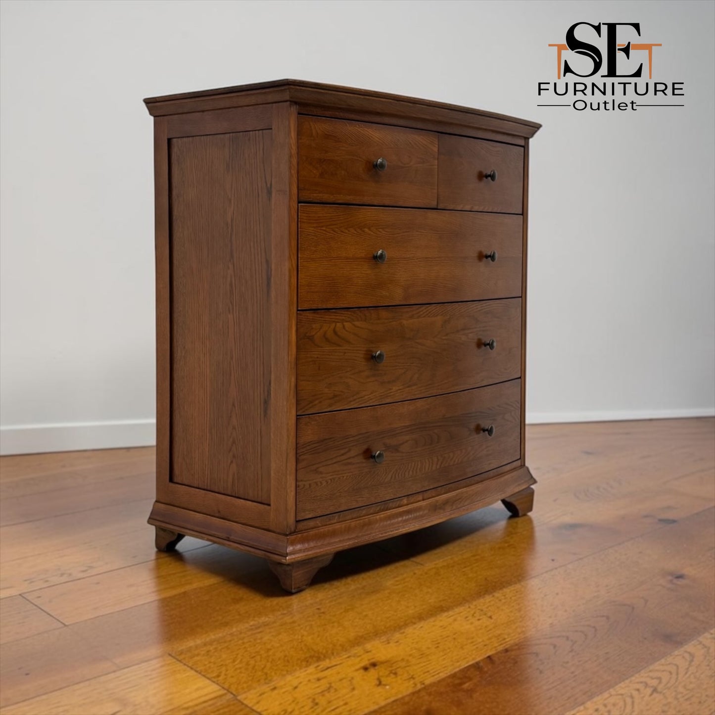 Dark Oak 5 Drawer Chest, Winchcombe Range RRP £899
