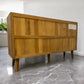 Brushed & Glazed Solid Oak Sideboard Parquet Range From Oak Furnitureland RRP £649