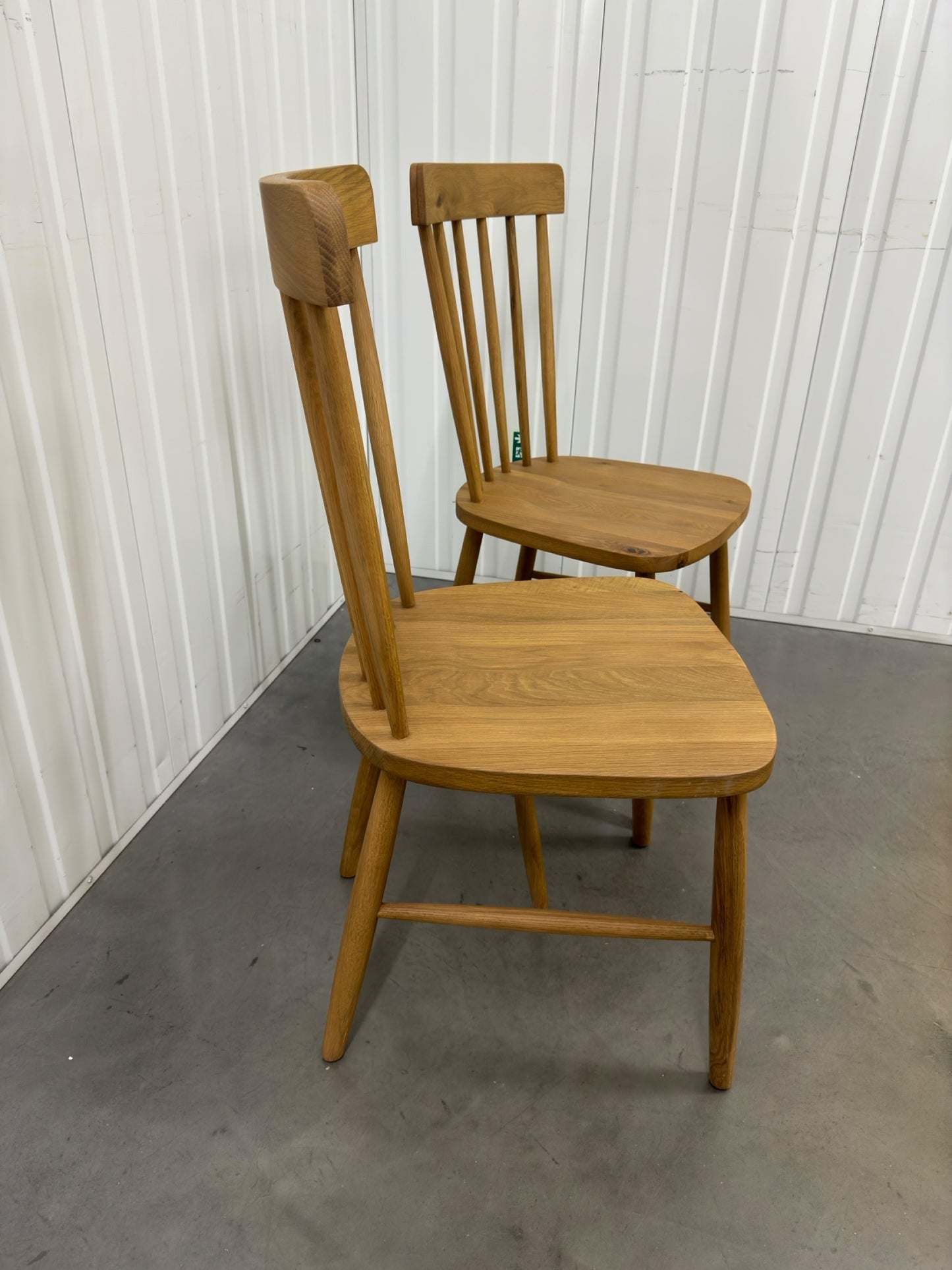 Cotswold Company Melow Oak Spindleback Dining Chairs RRP £150 Each