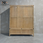 Solid Oak Triple Wardrobe with Limewash Finish, Camille Range RRP £1799