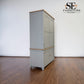 Solid Oak Top & Solid Wood Frames Hideaway Home Office, Chester Dove Grey Range RRP £1799