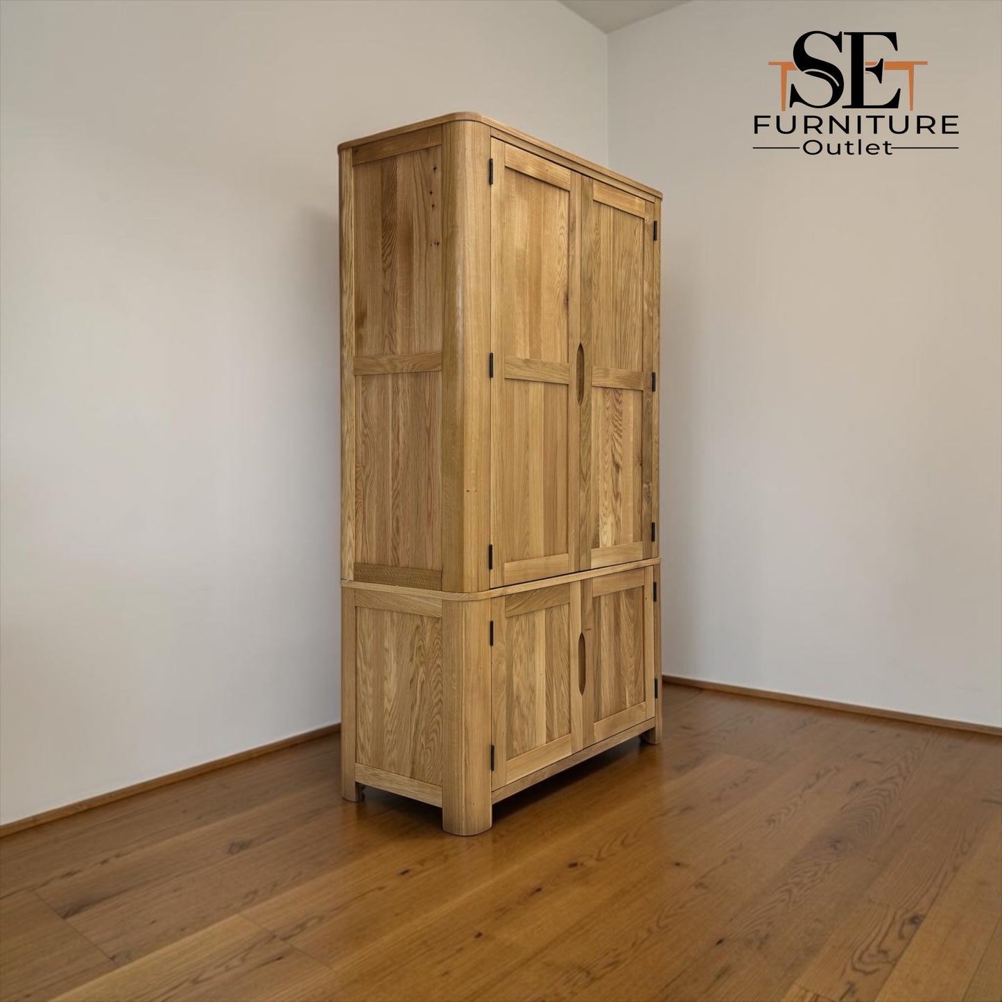 Natural Solid Oak Kitchen Larder Romsey Range From Oak Furnitureland RRP £1479