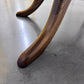 Ercol Solid Elm Oval Golden Dawn Coffee Table On Quatrefoil Base Model No 1121