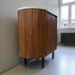 Solid Acacia Wood & Gloss Marble Top Sideboard from Oak Furnitureland RRP £649