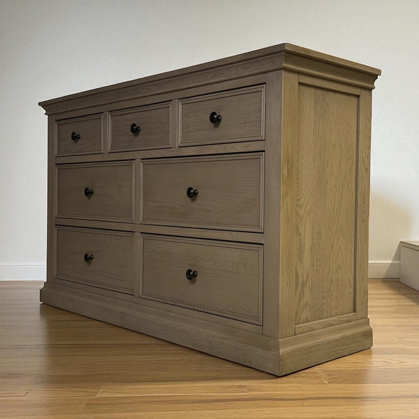 Weathered Oak 7 Drawer Chest, Burleigh Range From Oak Furnitureland RRP £759