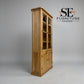 Natural Solid Oak Display Cabinet Brennan Range From Oak Furnitureland