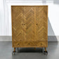 OAK FURNITURELAND BRUSHED & GLAZED SOLID OAK TRIPLE WARDROBE PARQUET RANGE RRP £1499