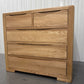 Solid Oak 5 Drawer Chest RRP £769.      (No Veneer, MDF Or Chipboard Used)