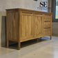 Natural Solid Oak Large Sideboard Copenhagen Range, From Oak Furnitureland RRP £659