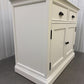 Solid Wood & Warm White Painted Panels 2 Door Sideboard RRP £499