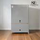 Solid Oak Top & Solid Wood Frames Hideaway Home Office, Chester Dove Grey Range RRP £1799