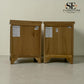 Set of 2 Whitewashed Oak 3 Drawer Bedside Tables from the Inglesham Range, RRP £398