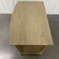 Smoked Oak 3 Drawer Wide Bow Fronted Bedside Table RRP £399