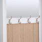 Oak Top & White Painted Hallway Cupboard with Shoe Storage Bench
