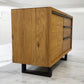 Natural Solid Oak & Metal Small Sideboard, Maine Range From Oak Furnitureland RRP £529
