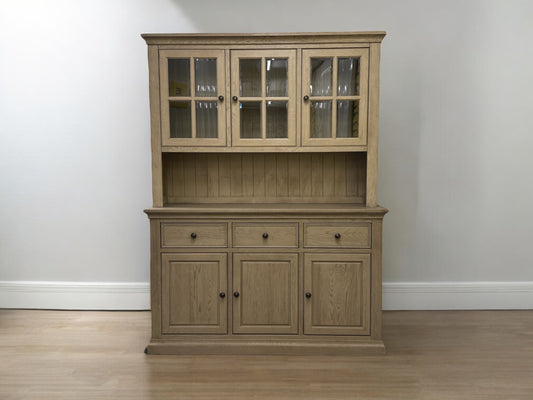 Weathered Oak Large Dresser Burleigh Range From Oak Furnitureland RRP £1399.99