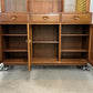 Ercol Solid Ash Wood Windsor Display Top & Sideboard with Lights