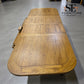 Rustic Solid Oak Extending Dining Table, 10 to 12 Seater Hercules Range From Oak Furnitureland RRP £1099