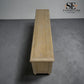 Grey-toned Limewashed Finish Solid Oak and Quality Oak Veneer Media TV Console Fits up to 75", Camille Range RRP £999