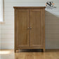 Whitewashed Finish Solid Oak & Oak Veneer Large Shoe Cupboard, Inglesham Range RRP £650
