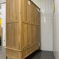 Oak Furnitureland Light Natural Solid Oak Triple Wardrobe Newton Range RRP £1549