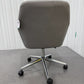 Upholstered Office Chair Grey Linen With Stylish Chrome Base RRP £179