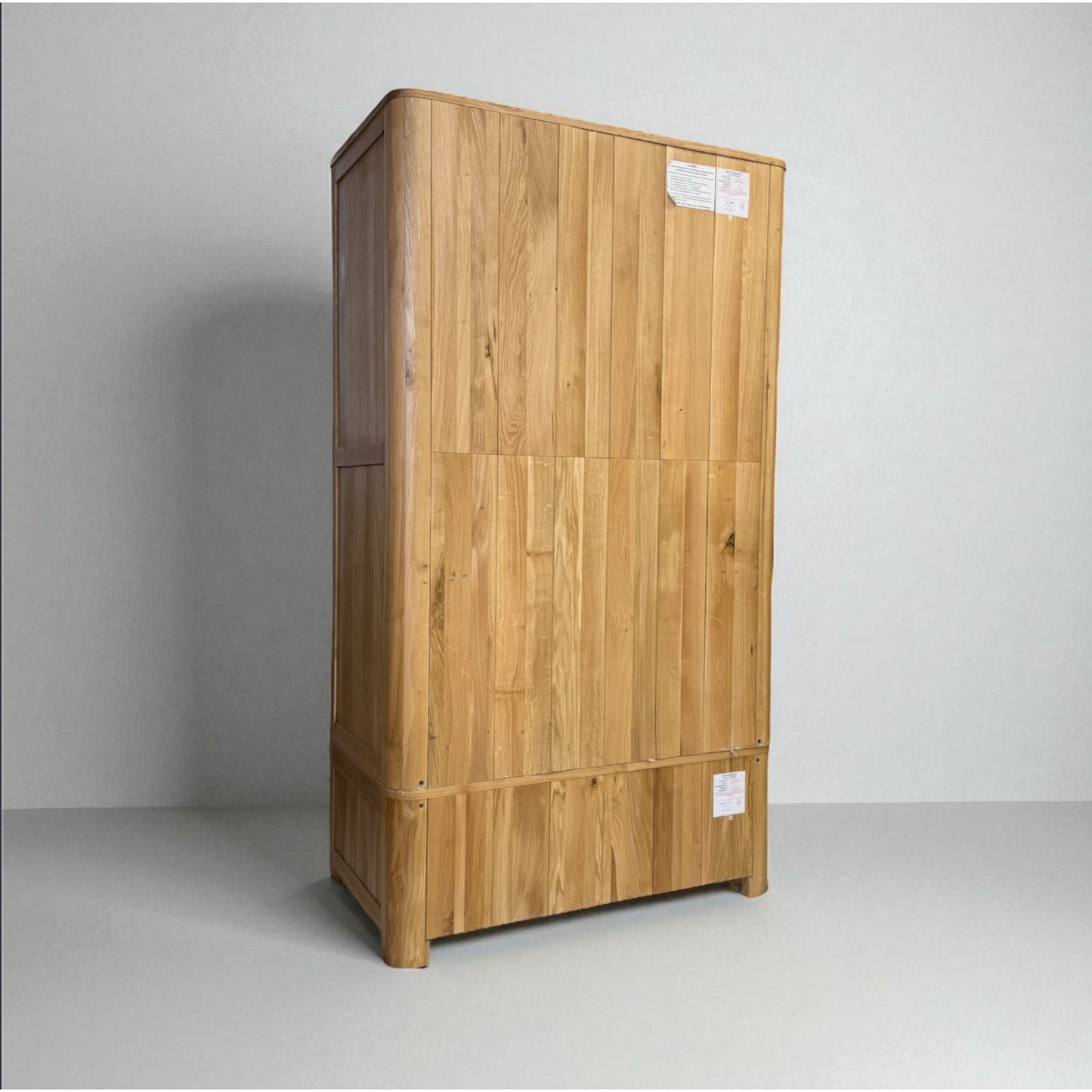 Natural Solid Oak Double Wardrobe Romsey Range From Oak Furnitureland RRP £939