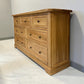 Natural Solid Oak 7 Drawer Chest From Oak Furnitureland