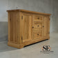 Natural Solid Oak Large Sideboard Brennan Range by Oak Furnitureland, RRP £769