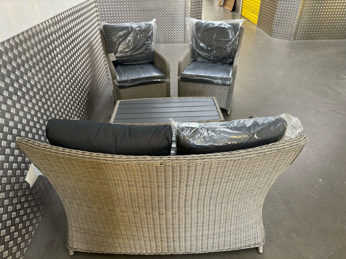 Cotswold Company Garden Rattan Lounge Set, 2 Seater, 2* One Seater & Coffee Table RRP £1499