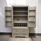Grey Washed Solid Oak Kitchen Larder, Willow Range From Oak Furnitureland  RRP £1449