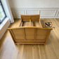 Solid Oak & Oak Veneer Double Sleigh Bed Winchcombe Oiled Oak Range RRP £1250