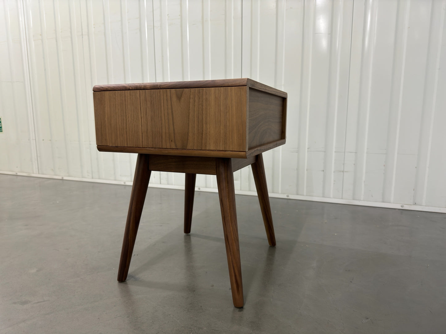 La Redoute Walnut Bedside Table with Drawer