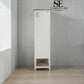 Oak & Solid Wood Frames Bathroom High Cabinet, Chester Pure white Range RRP £550