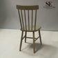 Set of 4 Solid Oak Spindleback Dining Chairs, Elkstone Smoked Oak Range, RRP £796