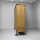 OAK FURNITURELAND LIGHT NATURAL SOLID OAK TRIPLE WARDROBE NEWTON RANGE RRP £1549