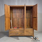 Natural Solid Mango Wood Triple Wardrobe Noah Range From Oak Furnitureland RRP £1699
