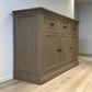 Solid Weathered Oak Large Sideboard Burleigh Range From Oak Furnitureland RRP £749