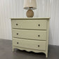 Cotswold Company Solid Oak Frame French Grey Painted Chest/Bedside Table Camille Range RRP £699