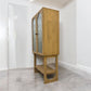 Solid Hardwood Display/Drinks Cabinet with Glass Panel Doors (No Veneer, MDF Or Chipboard Used)