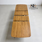 Natural Solid Oak Extending Dining Table, 6 to 10 Seater Bentley Range From Oak Furnitureland RRP £1079