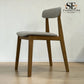 Set of 4 Natural Solid Oak & Upholstered Dining Chairs, Weston Oak Range, RRP £1196