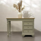 Oak Furnitureland Oak & Painted Dressing Table Brindle Range RRP 499