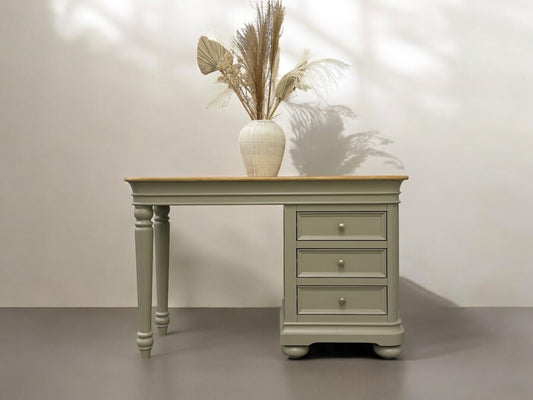 Oak Furnitureland Oak & Painted Dressing Table Brindle Range RRP 499