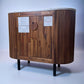 Solid Acacia Wood & Gloss Marble Top Sideboard from Oak Furnitureland RRP £649