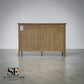 Solid Oak Top, Frames with Oak Veneer & White Wax Finish, 10 Drawer Chest Berkeley Nordic Oak Range RRP £999