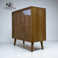 Brushed & Glazed Solid Oak Chest of Drawers Parquet Range From Oak Furnitureland RRP £569