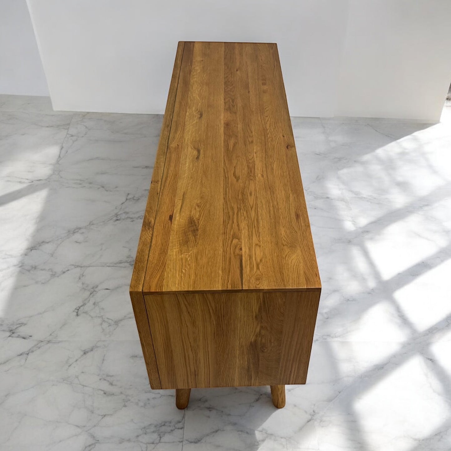 Brushed & Glazed Solid Oak TV Parquet Range From Oak Furnitureland RRP £499